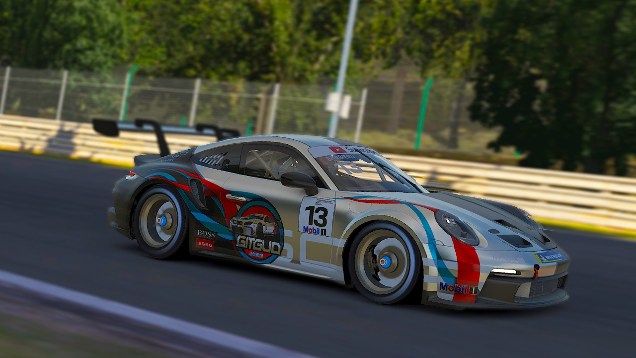 GitGud Racing Porche iRacing Syncmesh Partnership